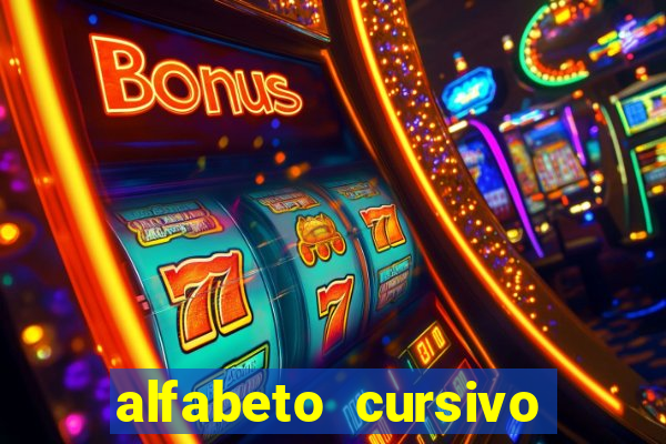 alfabeto cursivo pontilhado para imprimir pdf
